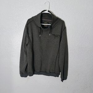 Women's Turtleneck Sweater in Charcoal Gray